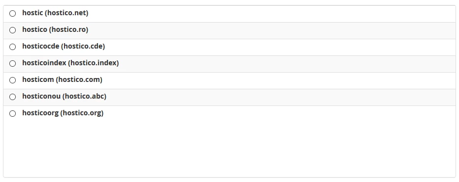 Afisare conturi detinute reseller