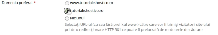 Slectare URL Preferat